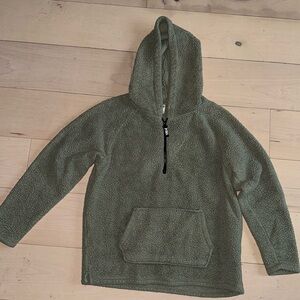 Women’s Victoria’s Secret PINK Sherpa Quarter Zip Hoodie Size L